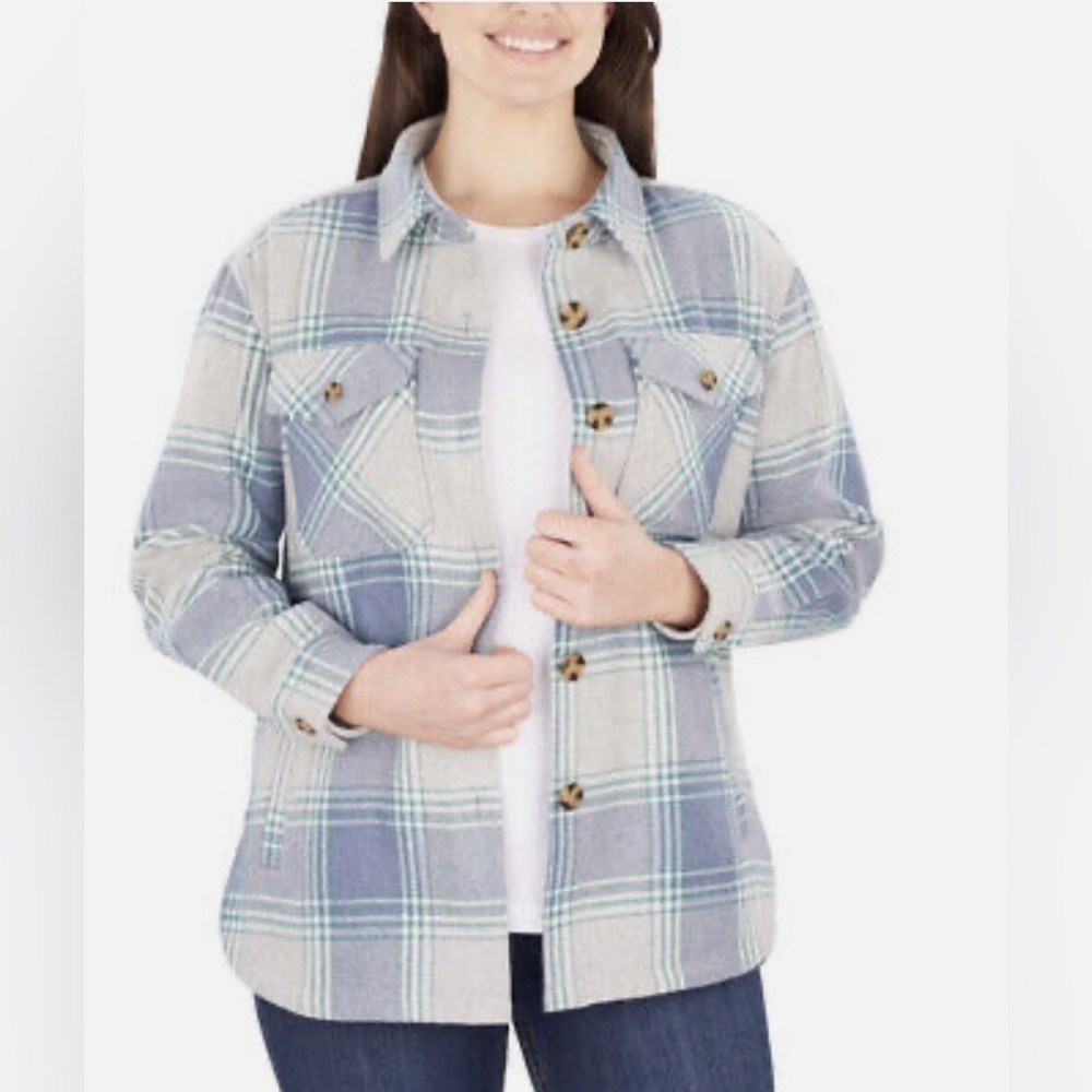 Member’s Mark Plaid Shacket.
